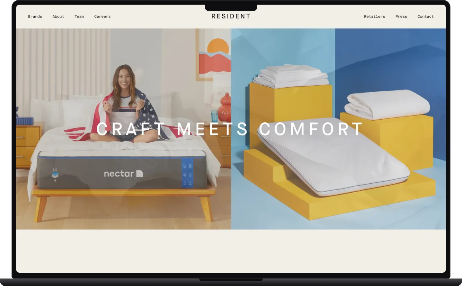 residenthome.com on a MacBook